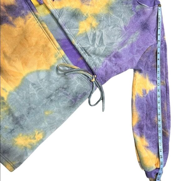 Hyfve Call Me Tie Dye Cutout Sweatshirt Dress - Picture 8 of 16